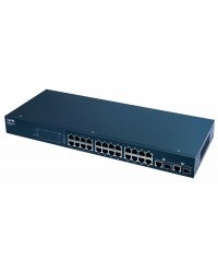  (ES-1124) 24x10/100Mbps, 2xGigabit TP/SFP, niezarzdzalny